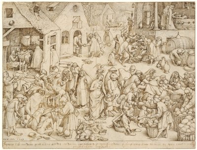 Caritas, 1559 von Bruegel