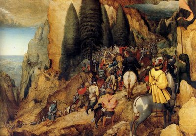Die Bekehrung des Heiligen Paulus von Bruegel