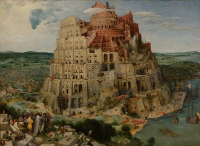 Der Turm zu Babel, 1563 von Bruegel
