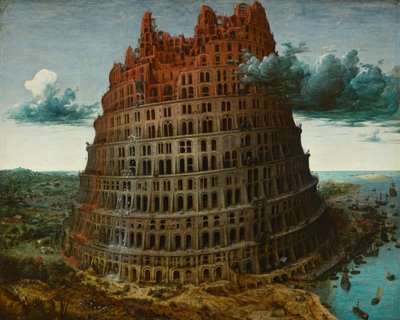 Der Turm von Babel, ca. 1565 von Bruegel