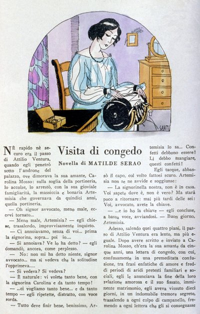 "Visita di congedo", Abschiedsbesuch von Bruno Santi
