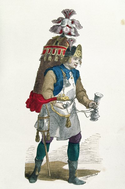 Kokosnussverkäufer im Jahr 1774 von Burn Smeeton