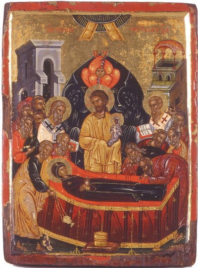 Die Entschlafung der Jungfrau Maria von Byzantine