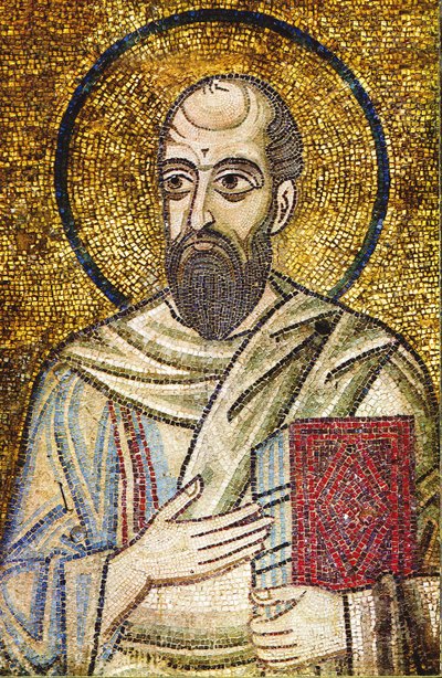 Der Apostel Paulus (Detail) von Byzantine Byzantine