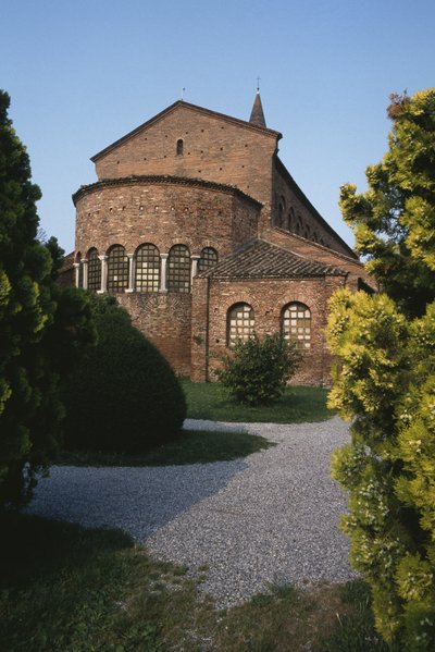 Außenansicht des Chors von Byzantine School