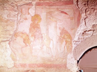 Die Flucht nach Ägypten von Byzantine School