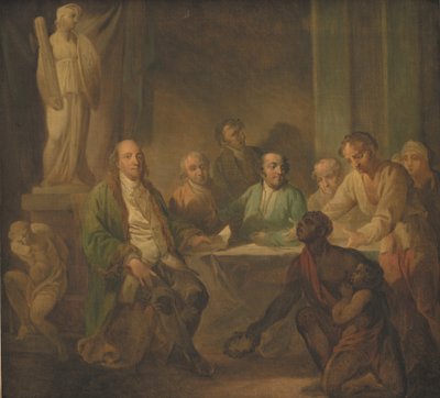 Hommage an Benjamin Franklin von C.A. Lorentzen