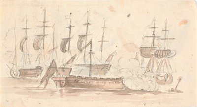 Seeschlacht von C.A. Lorentzen