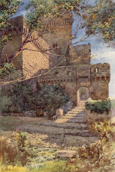 Das Schloss von Sermoneta von C.T.G. Formili