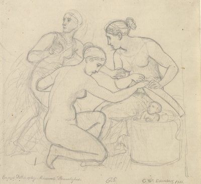 Die Töchter des Cecrops enthüllen Minervas Geheimnisse von Christoffer Wilhelm Eckersberg