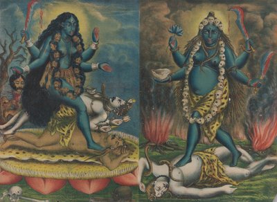 KaliTara, ca. 1885-90 von Calcutta Art Studio