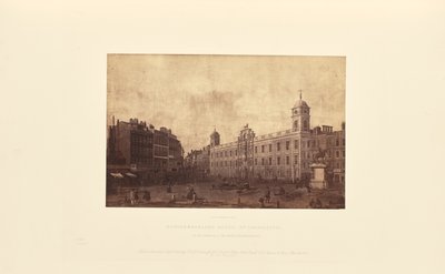 Northumberland House, von Canaletto von Caldesi and Montecchi