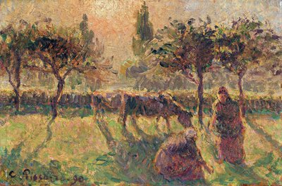 Auf den Feldern, 1890 von Camille Jacob Pissarro