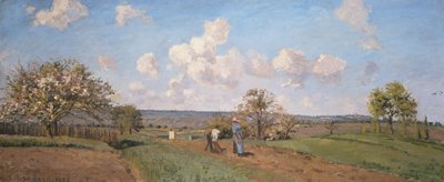 Frühling, 1872 von Camille Jacob Pissarro