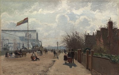 Der Kristallpalast, 1871 von Camille Jacob Pissarro