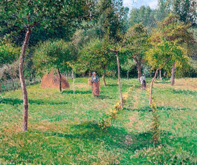 Der Obstgarten in Éragny, 1896 von Camille Jacob Pissarro