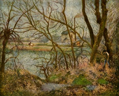 Der Holzfäller, 1878, 1939 von Camille Jacob Pissarro