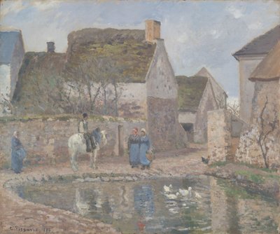 Ein Teich in Ennery von Camille Pissarro