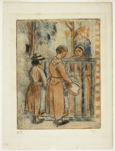 Bettlerfrauen von Camille Pissarro