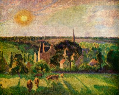 Landschaft bei Eragny, 1897 von Camille Jacob Pissarro