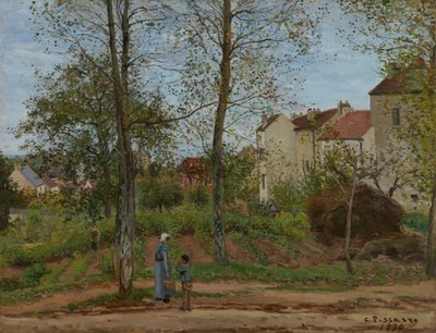 Landschaft bei Louveciennes (Herbst) von Camille Pissarro
