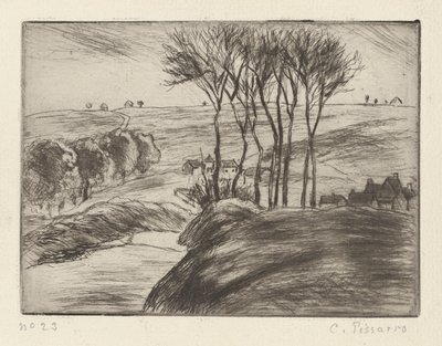 Landschaft bei Osny von Camille Pissarro
