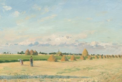 Landschaft, Ile-de-France von Camille Jacob Pissarro
