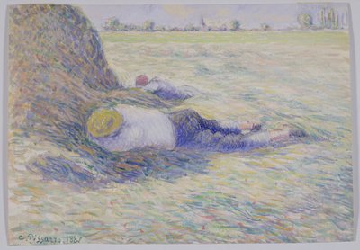 Mittagsruhe von Camille Jacob Pissarro
