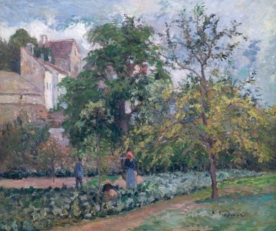 Obstgarten in Maubisson, Pontoise von Camille Jacob Pissarro