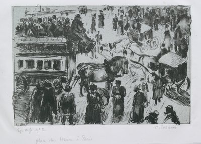 Place du Havre, in Paris, ca. 1897 von Camille Pissarro