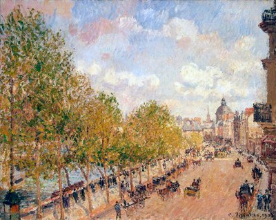 Quai Malaquais, sonniger Nachmittag von Camille Pissarro