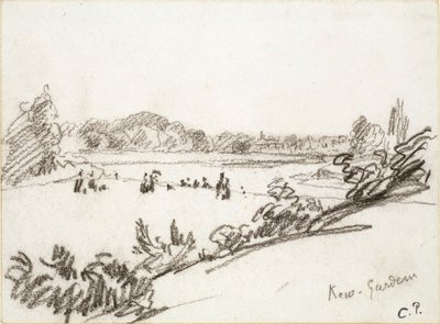 Studie der Kew Gardens, ca. 1890er von Camille Pissarro