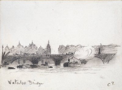 Studie der Waterloo-Brücke, ca. 1900 von Camille Pissarro
