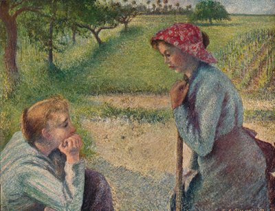 Der Schwätzer, 1892 von Camille Jacob Pissarro