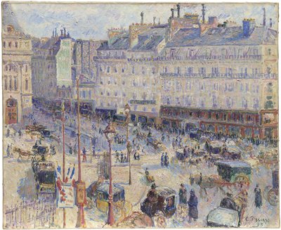 Der Place du Havre, Paris, 1893 von Camille Pissarro