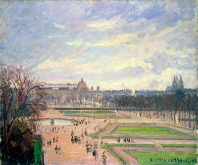 Die Tuileriengärten von Camille Pissarro