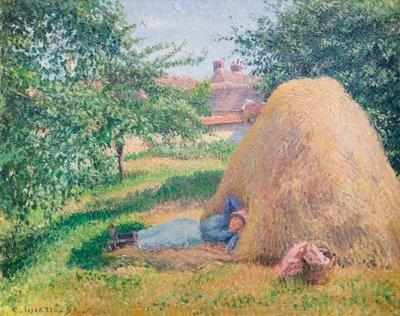 Die Siesta von Camille Pissarro