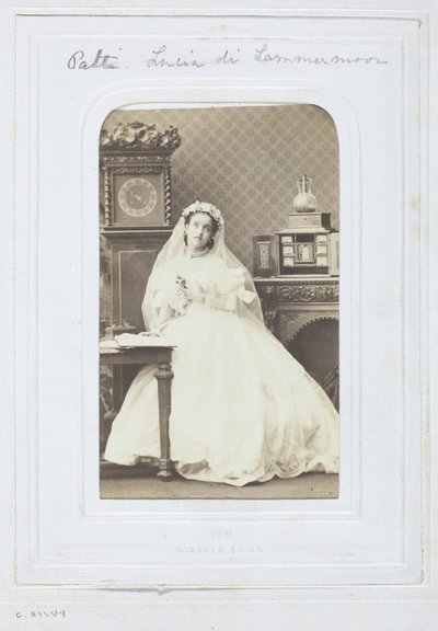 Adelina Patti, 1860-69 von Camille Silvy