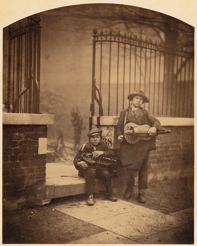 Straßenmusiker von Camille Silvy