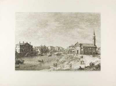 Al Dolo, aus Vedute von Canaletto