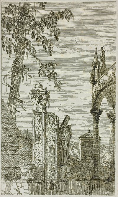 Das Grab des Bischofs, aus Vedute von Canaletto