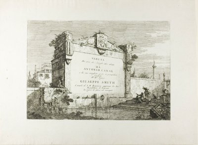 Titelseite, aus Vedute von Canaletto