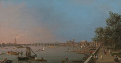 Westminster von der Nähe der Terrasse des Somerset House von Canaletto