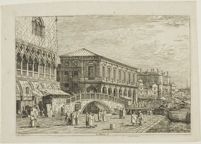 le Preson. V., aus Vedute von Canaletto