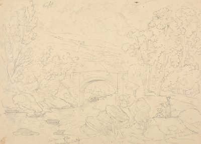 Holne Brücke, 30. Mai 1833 von Capt. Thomas Hastings