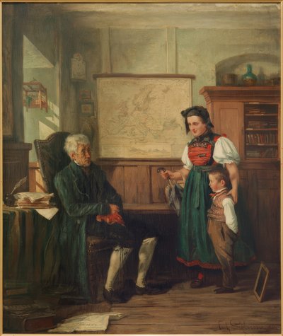 Erste Unterrichtsstunde von Carl Bernhard Schlösser