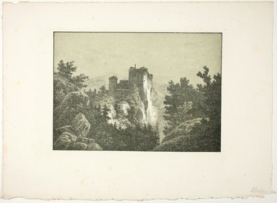 Ruinen einer Burg von Carl Blechen