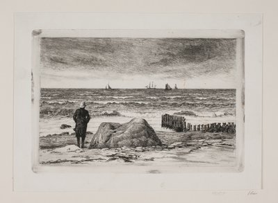 Sturm. Seestück von Carl Bloch
