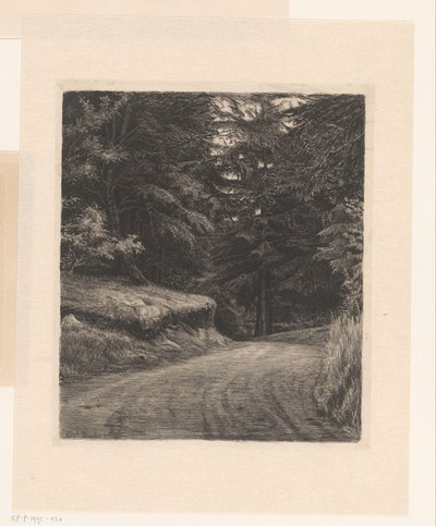 Waldweg von Carl Bloch