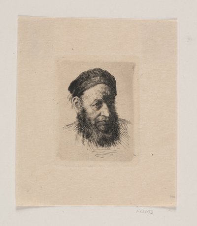 Kopf eines alten Seemanns von Carl Bloch